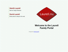 Tablet Screenshot of laurell.nu